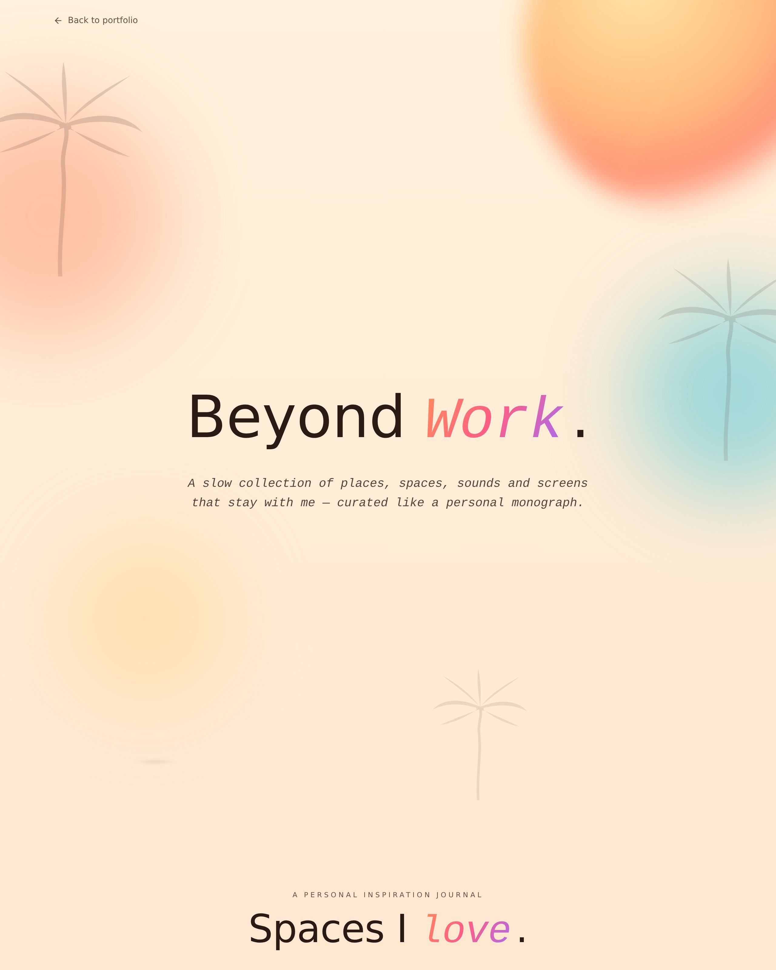 Beyond Work – hemsida